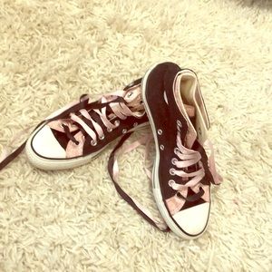 Hi-top converse sneakers